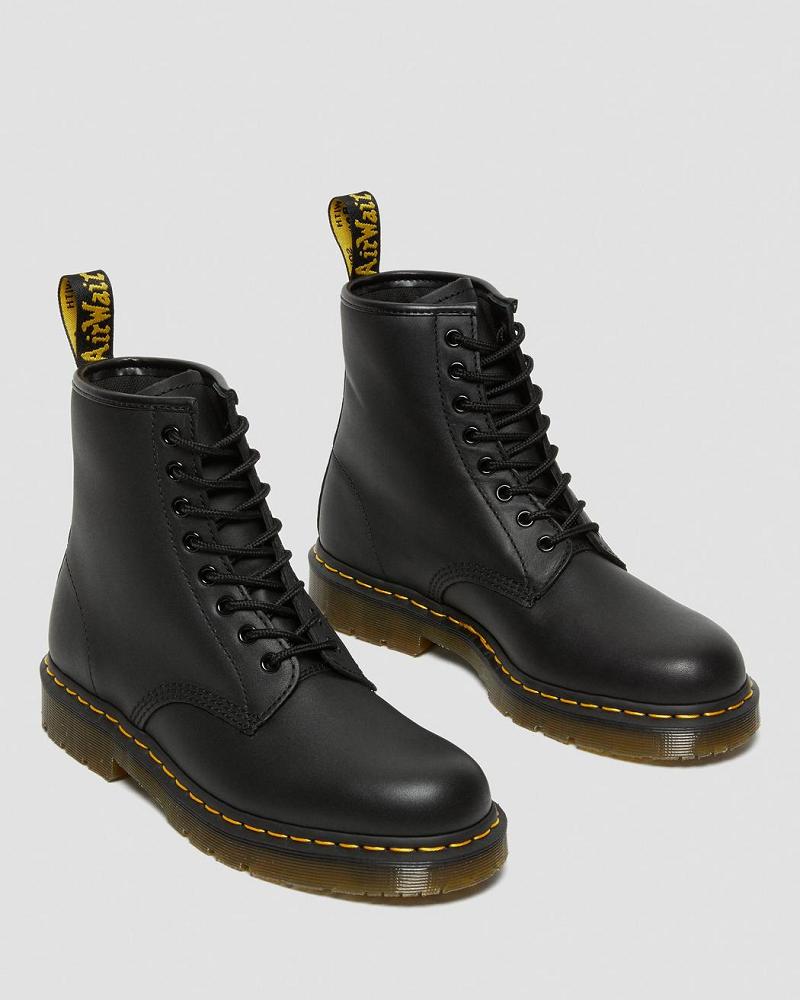 Dr Martens 1460 Slip Resistant Leren Veterlaarzen Heren Zwart | NL 279ZUT